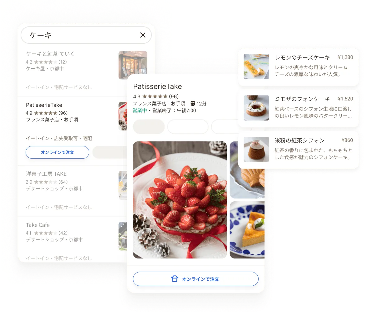 Googleビジネスプロフィールの連携イメージ