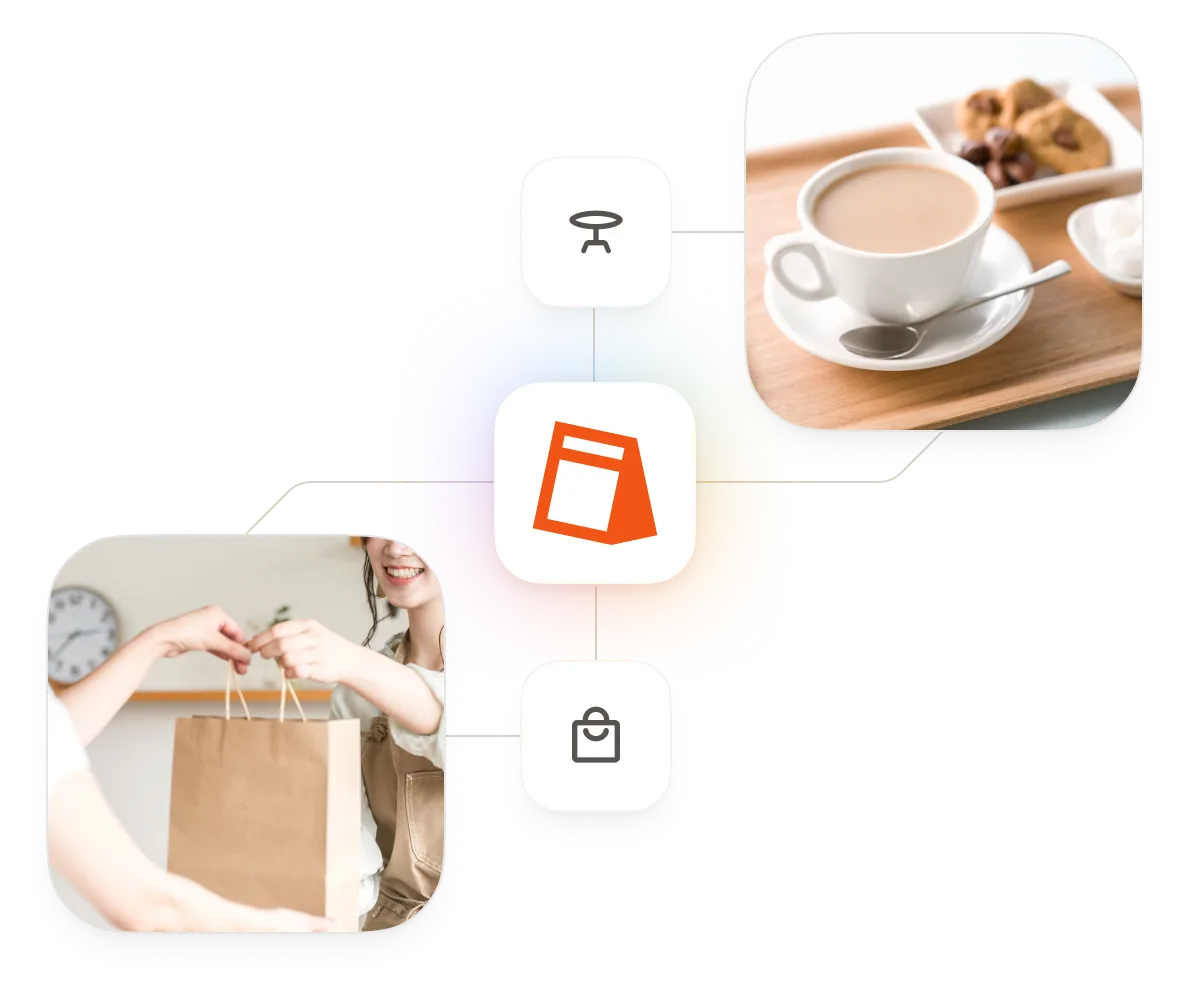 テイクイーツのイートイン機能のイメージ