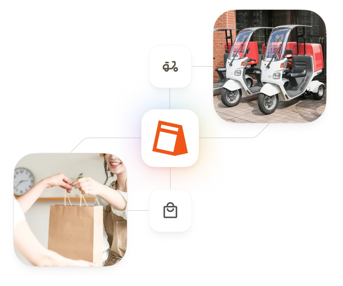 テイクイーツのイートイン機能のイメージ